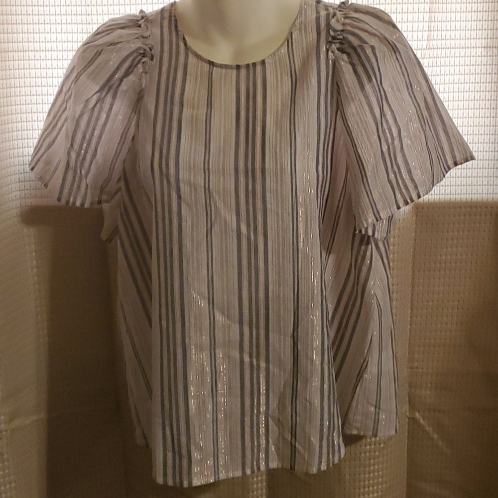 Cece Cap metallic Blouse S